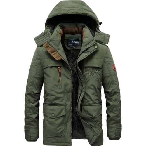 Jebwoods Men's Parkas With Fur