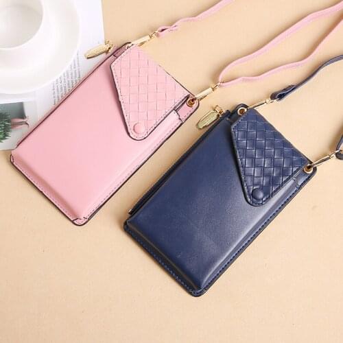 Small Female Shoulder Bag New Mini Ladies Wallet Credit Card Holder PU Leather Design Mobile Phone Bag Crossbody Women Purse