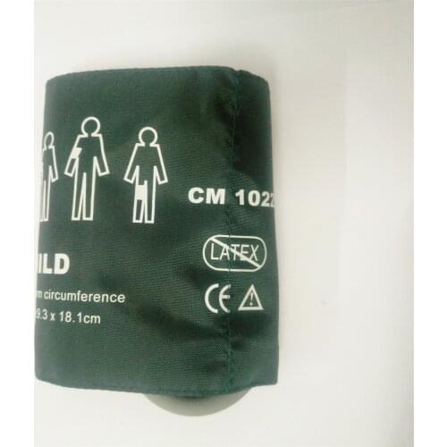 Kmtkeramed Reusable Blood Pressure Cuffs,Pediatric size,brown Single-tube, Limb cir.=18~26cm, Packaging: 1 piece/pk