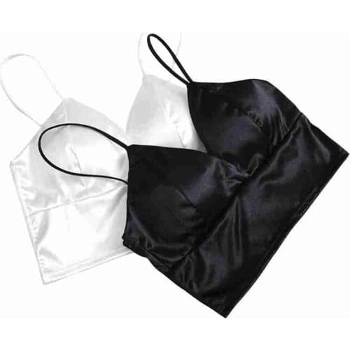 Fashion Women Tops Tube Chest Wrap Bandeau Underwear Black White Wrapped Chest Strap Chest Pad Underwear Lady Casual Tops