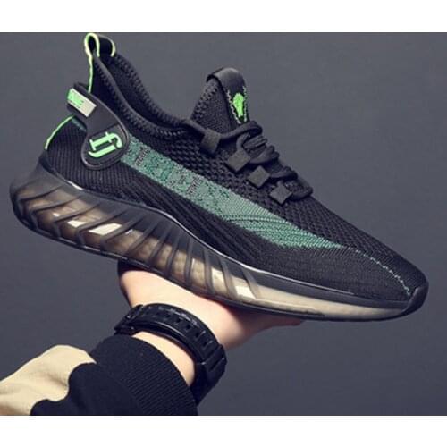 2021 summer mens trend new sports shoes ins wild fashion mesh shoes lightweight casual comfortable breathable running