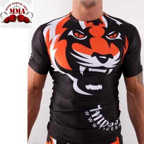 2016 new arrived short long sleeve sublimated mma fight rash guard muay thai brazilian jiu jitsu compression Martial Art shirt