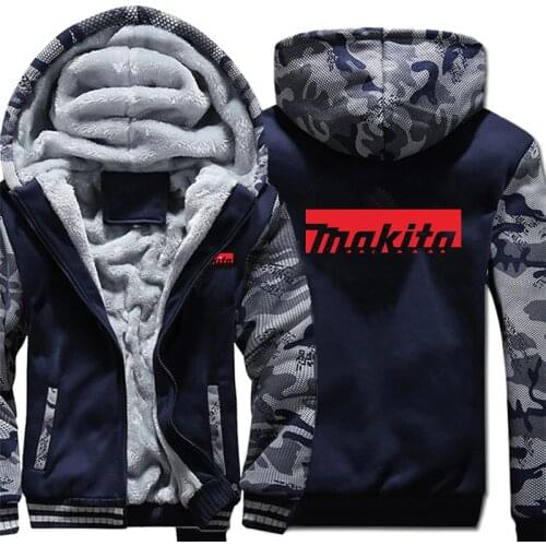 New Makita Hoodies Camouflage sleeve Pullover Winter Jacket Makita Sweatshirts Long Sleeve Coat
