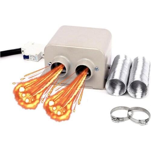 12V/24V 600W/800W Car Heater Portable Temperature Heating Defroster Fogging 2 Holes Autonomous Heater