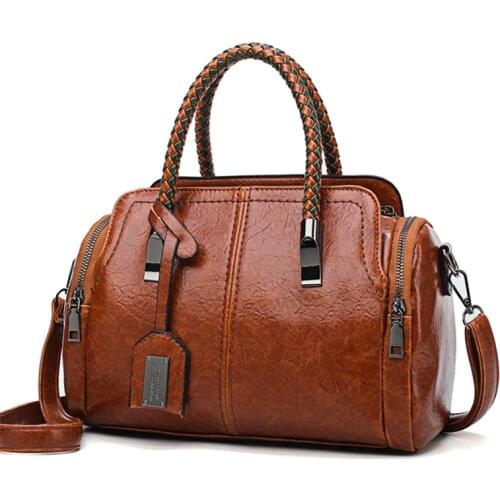 Luxury Handbag Crossbody Bags For Women 2021 Designer Casual Women Bag PU Leather High Quality Totes Female Famous Brand Vintage