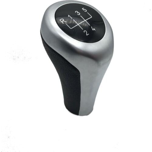 5 6 Speed Manual MT Gear Silver Shift Knob For BMW 1 3 5 6 Series E30 E32 E34 E36 E38 E39 E46 E53 E60 E63 E83 E84 E90 E91 E92
