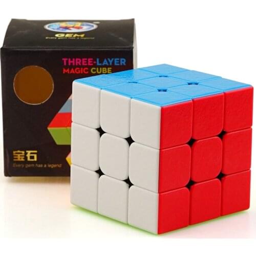Sengso Gem 3x3x3 Speed Magic Cube Professional Toys For Adults Antistress Puzzle Children Educational Smooth mini Cubo Magico