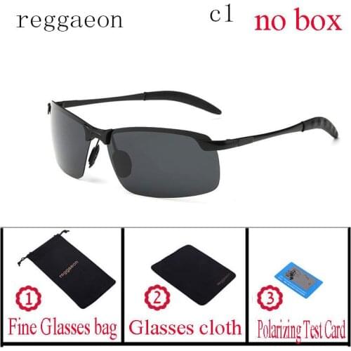 Reggaeon classics Brand Designer Polarized Men Fashionable Sunglasses Male Driving Rimless Sun Glases For Women Uv400 Eyewear