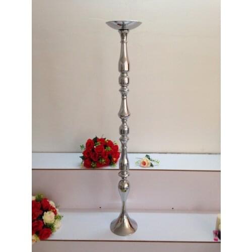 New style 120cm /47.2" Silver wedding flower vase wedding table stand wedding decoration Wedding road leads 10 pcs/lot