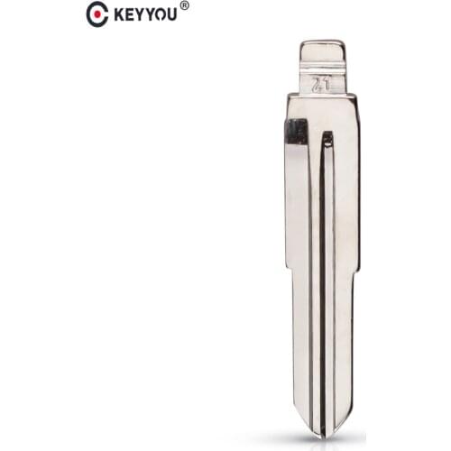 KEYYOU #21 Toy41 Car Replacement Key blade Flip Floding Remote Blank Car Key Uncut Blade For Toyota Corona