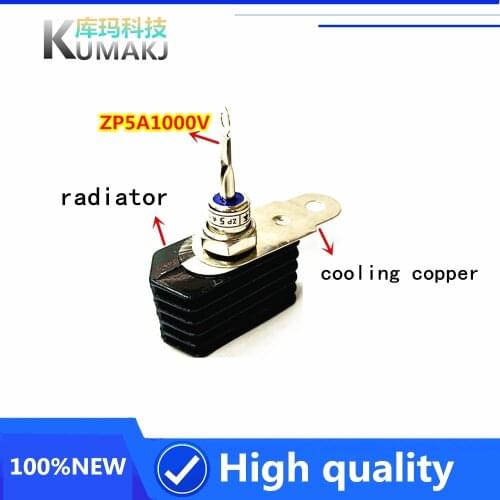 2PCS/LOT ZP5A Rectifier Diode + Radiator Combination 2CZ Rectifier Diode 5A Plus Radiator Rectifier Set