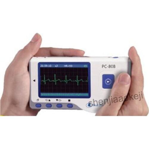 Rapid measurement of electrocardiogram Home cardiac monitoring of heart rhythm electrocardiogram dynamic monitoring recorder 1pc