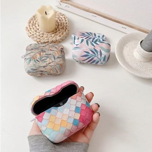 Gradient Fish Scales Earphone Cases for Sony WF-1000XM3 Case Matte Plastic Charging Box wf1000xm3 Protect Accessories Cover