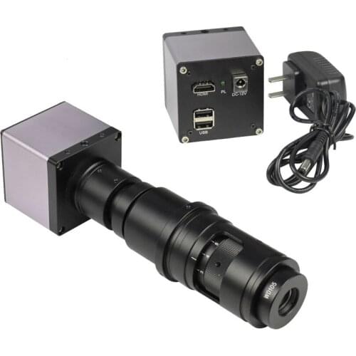 Full HD 1080P 60FPS HiSilicon 3516A Sensor Industrial Electronic Video Microscope Full Focus HDMI Magnifier for Welding Repair