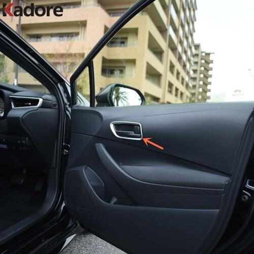 For Toyota Corolla 2019 2020 Hatchback Car Styling ABS Matte Interior Door Handle Cover Trims Protection Sticker Accessories