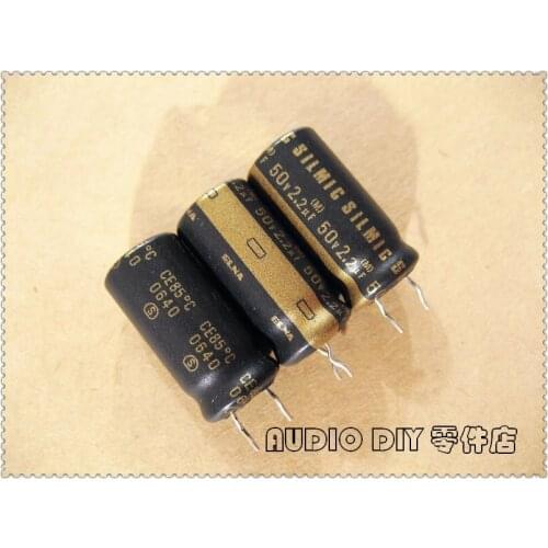 ELNA Black Gold SILMIC Matte 2.2uF/50V Audio Electrolytic Capacitor
