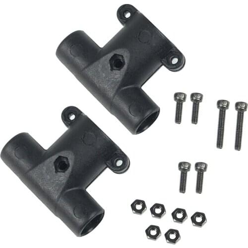 FEICHAO 16mm to 10mm Tee Joint T Shape Joint T-joint Tube Connector for Landing Gear Tripod S550 Y580 RC Drone Quadcopter