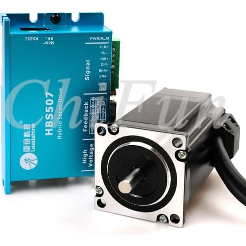 Leadshine nema23 2NM Hybrid servo kit HBS507+3 phase 2.0N.m 573HBM20-1000 Closed loop stepping motor drive with 3M Encoder cable