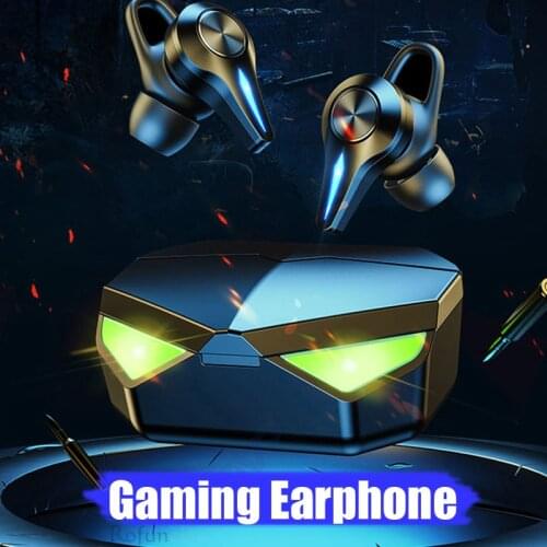 Inear Bluetooth Headphones Game Headset Wireless Earphones HiFi Stereo Charging Case Type-c Earpiece With Microphone For Gamer
