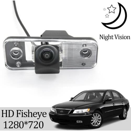 Owtosin HD 1280*720 Fisheye Rear View Camera For Hyundai Azera 2009 2010 2011 2012 Car Vehicle Reverse Parking Accessories