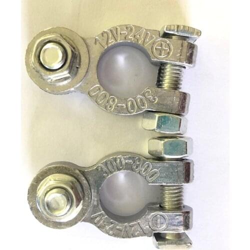 New 2pcs 12V Leisure Battery Terminals Connectors Clamps Car Van Caravan Motorhome