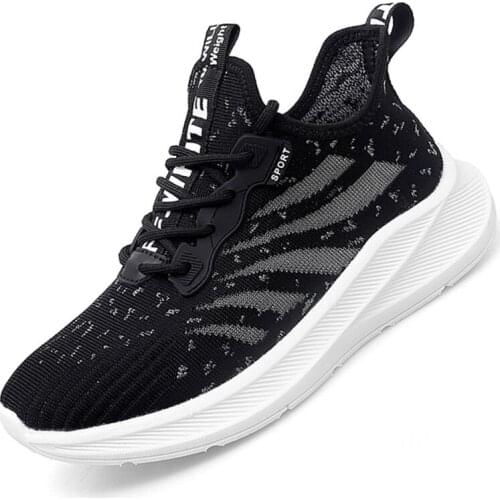 Summer Men Shoes Mesh Breathable Mens Casual Shoes Comfortable Lightweight Men Sneakers Lace-up Walking Footwear Size 35-45