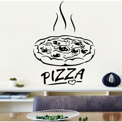 NEW Pizza Home Decor Modern Acrylic Decoration Home Decoration Accessories For Living Room Murals