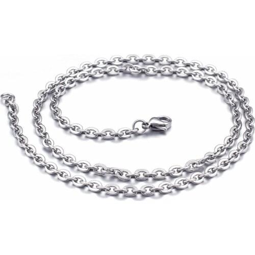 Stainless steel necklace titanium steel with chain jewelry diy mens accessories
