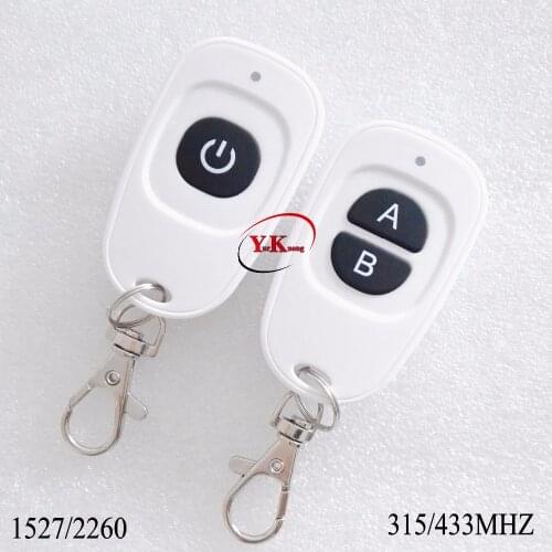 Big Button Remote Control Transmitter RF Radio Wireless Console 1 Button 2 Button 3 Button 4 Button 2260 1527 315 433 White Colo