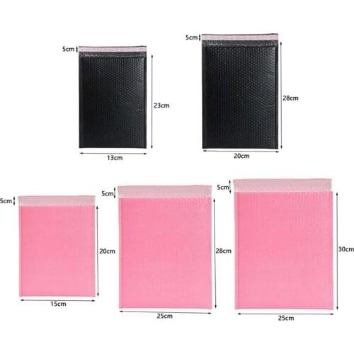 5size Bubble Envelope Bag Poly Bubble Mailer Waterproof Envelopes Composite Bag Mailing Self Sealing Padded Shockproof L7F6