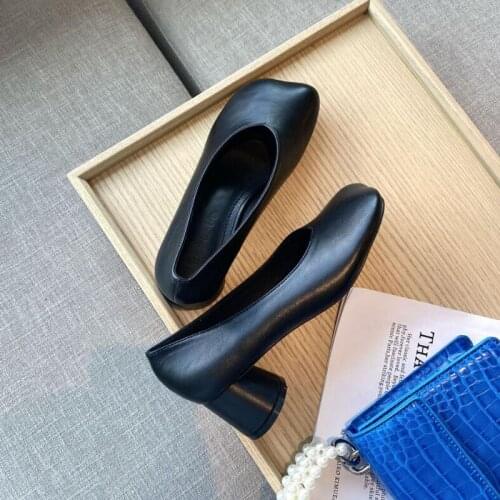 Women High Heels Female Shoes Classics Basic Women Pumps Pointed Toe Slip On Casual Shoes Spring Autumn New Arrival