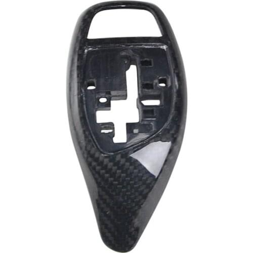 Carbon Fiber Car Gear Shift Knob Cover Trim for-BMW F20 F21 F22 F23 F30 F34 F35 F32 F33 F36 F06 F12 F13 F25 F26 F15 E16