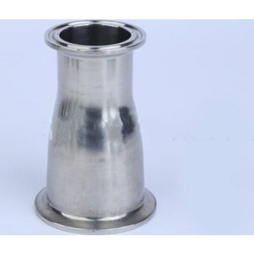25mm to 51mm 1" To 2" Sanitary Tri Clamp Ferrule Reducer Different OD Pipe Connector Stainless Steel SS304 Reducer