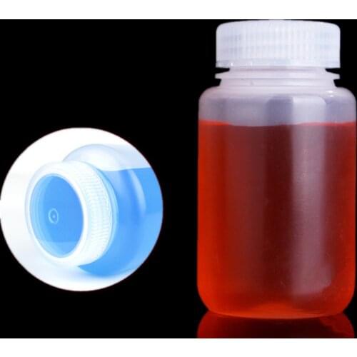 3Pcs 60mL PP Reagent Bottle Food-Grade Polypropylene Wide Mouth Sample Bottles
