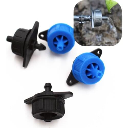 Fast Shipping 400pcs 4L/H 8L/H Pressure Compensating Drip Irrigation Emitter Turbo Style On Line Dripper Garden Watering Fitting