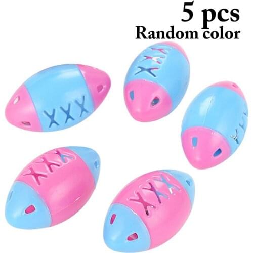 5pcs Cat Toy Pet Bell Toy Cat Funny Toys Kitten Ball Toy Cat Interactive Toys for Cats Pet Playing Toy Cat Supplies