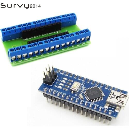 Atmega328P Nano V3.0 3.0 Driver Terminal Adapter Expansion Board Micro Controller Module For Arduino nano