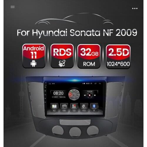 TomoStrong HD 1024*600 Android 11 RDS DSP For Hyundai Sonata NF 2009 Car Radio Multimedia Video Player GPS Carplay Navigation BT