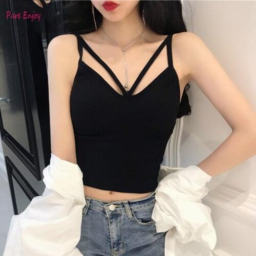 Belly Dance Top Vest Sling Explosion Model Cotton Breathable Internal Bottoming Slim Sexy Open Navel bellydance top