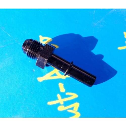 Quick Connect aluminuma n6 6an an 6 male TO 5/16"(8mm) Fuel Line Rail Adaptor Adapter fitting