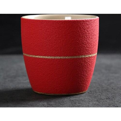 Gold Drawing Simple Drinking Cup Ceramic Personal Hand Cup Office Personality Tea Cup Creative Constellation Custom Mug