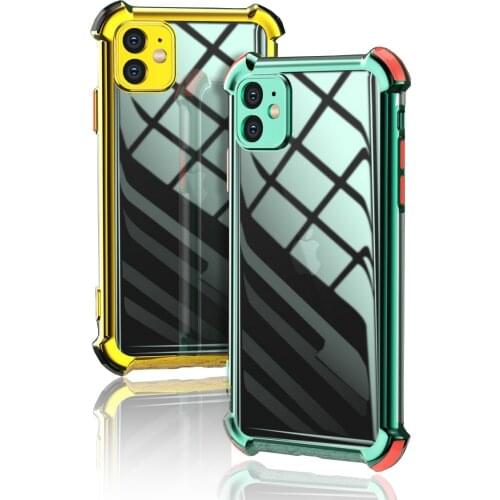 Airbag Phone Case For Huawei P40 Pro P30 Lite Mate 30 Lite Soft silicone Transparent Cover For P Smart 2020 Y6P Y7P Y8S Y9 Prime