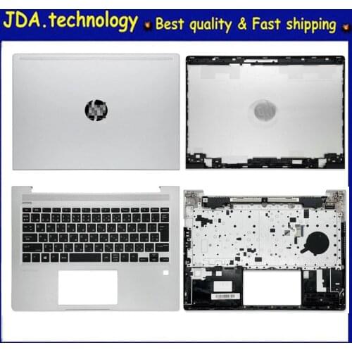 MEIARROW 95%New For HP HP Probook 13 430 G6 palmrest US Keyboard L44548-001 L44547-001 Sliver