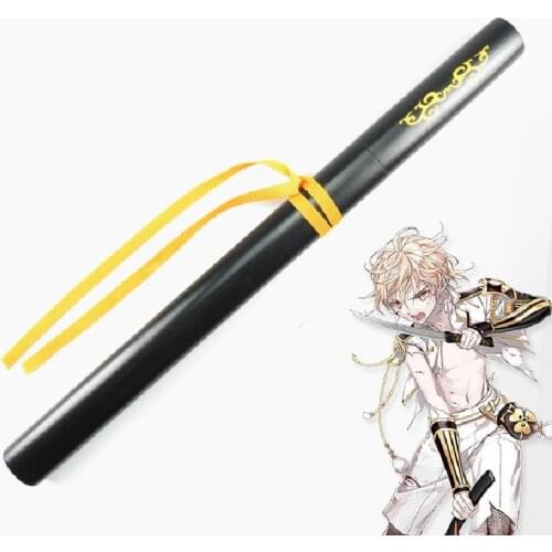 Wooden Short Knife Sword Mini 55cm Weapon Cosplay Anime Katana Samurai Knife Ninja Performance Props Toys For Kids Teens Gift