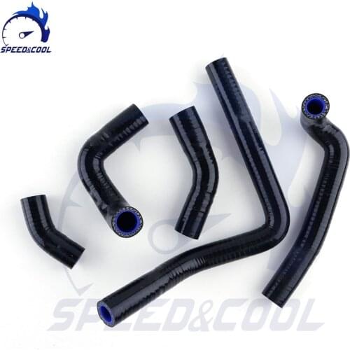 Motorcycle Silicone Radiator Coolant Tube Pipe Hose Kit For HONDA CR 250 2002 2003 2004 2005 2006 2007 2008