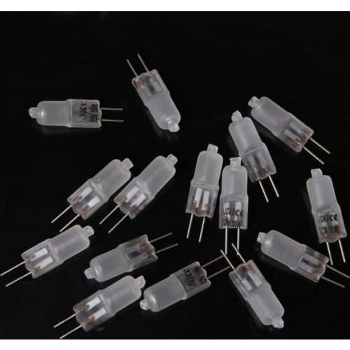 E1PC G4 JC Type Halogen Light Bulb Frosted Lamp 12V 10W Warm White Retailsale