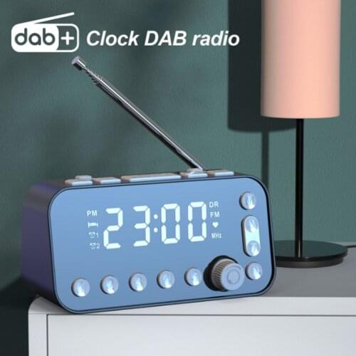 European Electronic Led Digital Alarm Clock Radio Large Screen Dual Alarm Clock Snooze Table Clock FM Radio With Good Reception