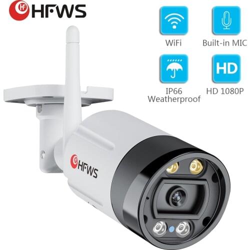 HFWVISION 2MP 1080P Wifi Ip Camera Outdoor Vedio Surveillance Camara With Wifi Street House
