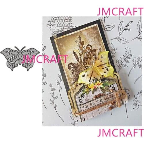 JMCRAFT 2021 New Beautiful Butterfly #1 Metal Cutting Dies DIY Scrapbook Handmade Paper Craft Metal Steel Template Dies