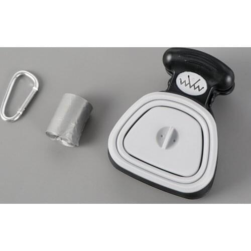 Pet Dog Poop Bag Dispenser Travel Foldable Pooper Scooper Poop Scoop Clean Animal Waste Picker Cleaning Tools Pet Products